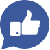 Facebook like icon