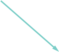 Diagonal arrow pointing downwards